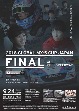 GLOBAL MX-5 CUP JAPAN FINAL ポスター